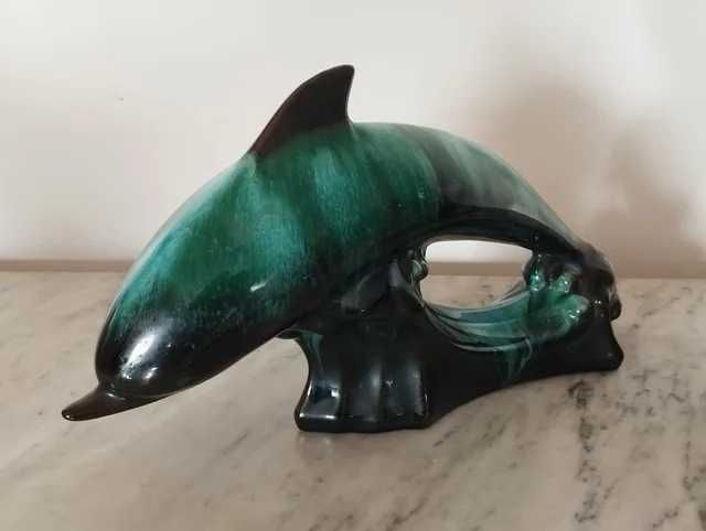 Cerâmica Blue Montain - Conjunto Golfinho e Cavalo