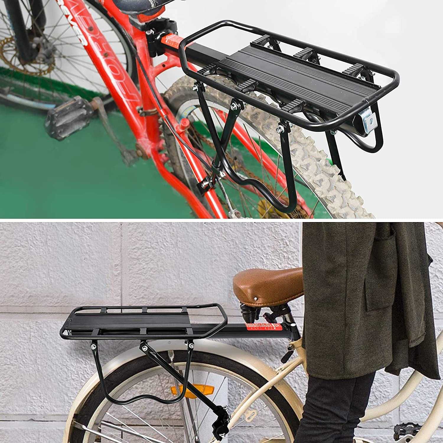 Bagażnik rowerowy tylny Nela-Styl+ODBLASK GRATIS