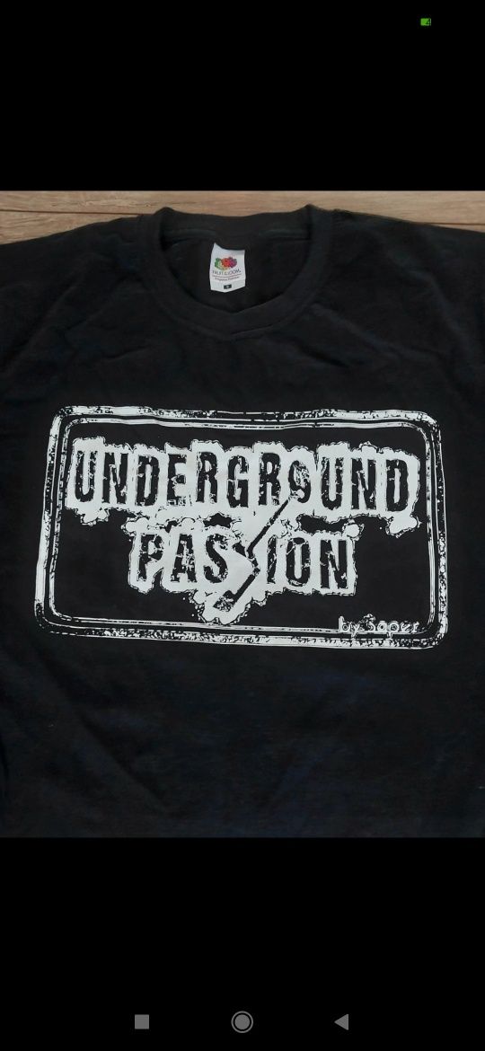 Koszulka, t-shirt, Underground Passion, wykrywacz, detektor, rozmiar S