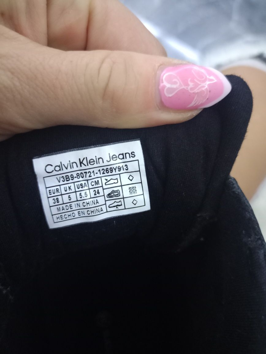 Sneakersy buty za kostkę Calvin Klein rozmiar 38 męskie damskie