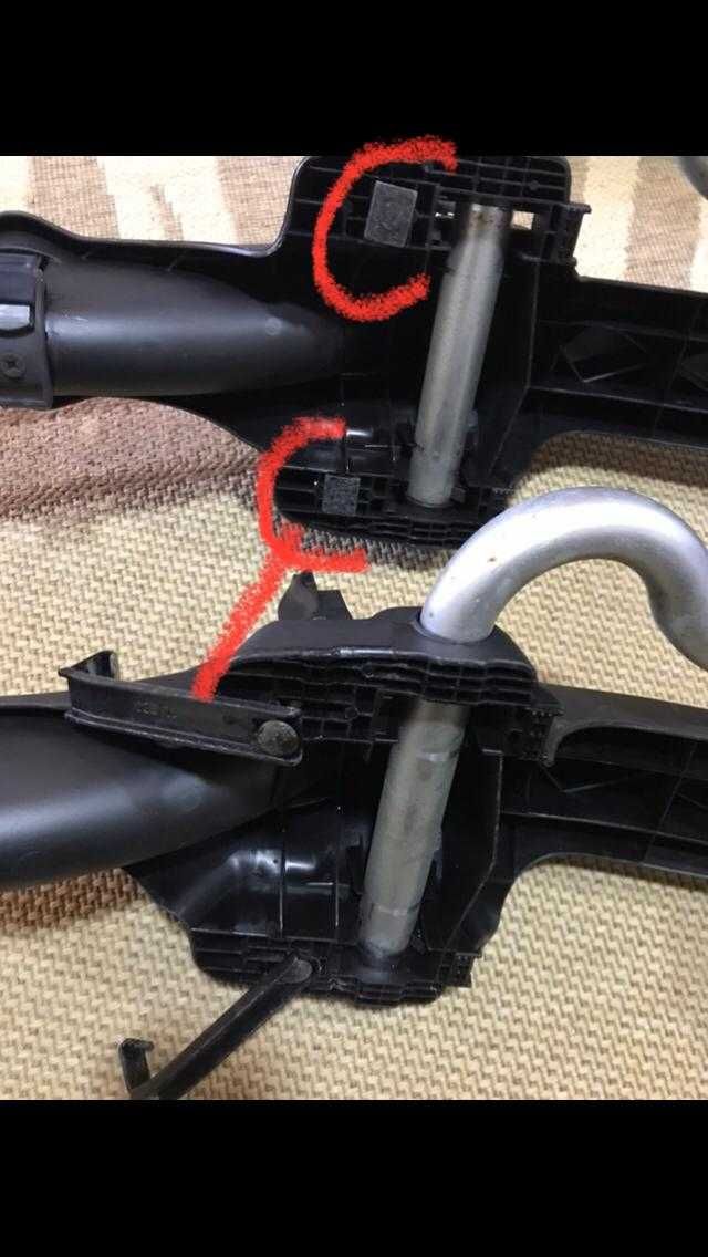 Suportes originais Audi para 2 bicicletas (Audi A4 Avant, etc) 90€