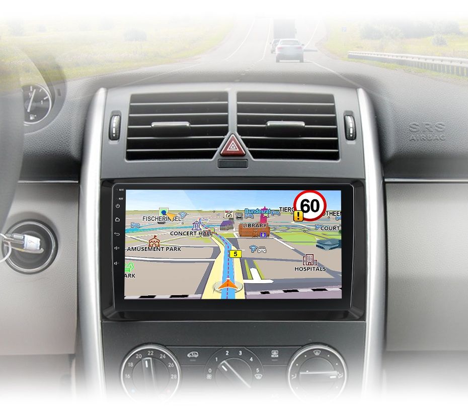 Rádio 9" android Mercedes Vito Sprinter B200 CARPLAY WIFI GPS 2/32GB