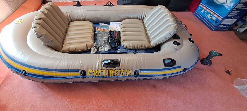 Ponton wędkarski excursion 3 intex,bestway,kolibri prezent świąteczny