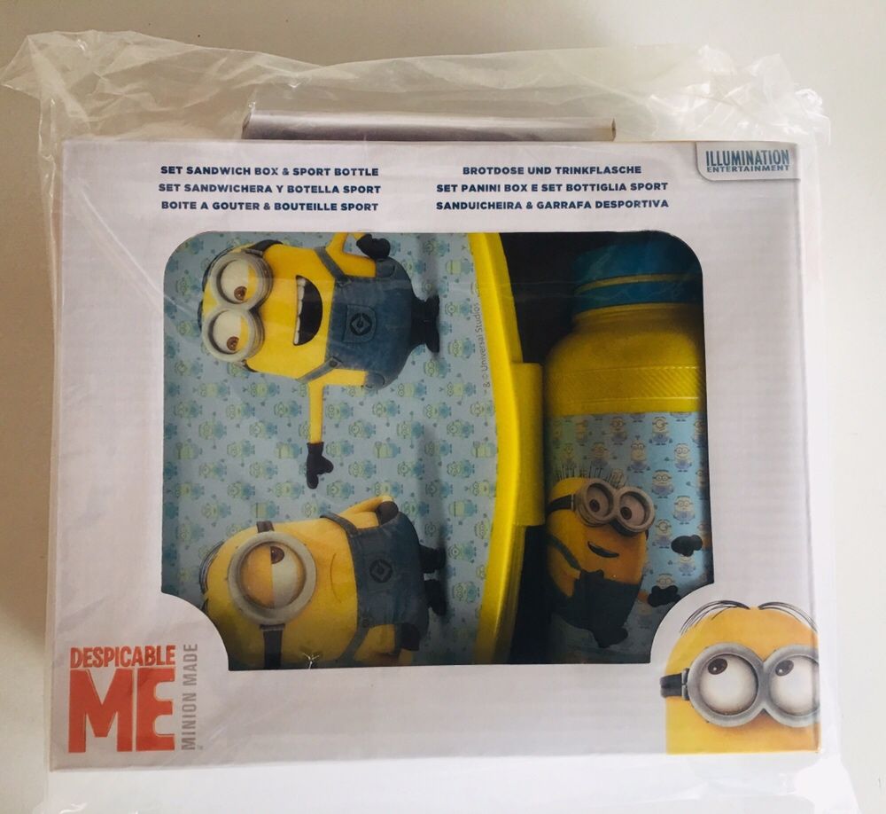 Zestaw śniadaniowy Minionki do szkoły