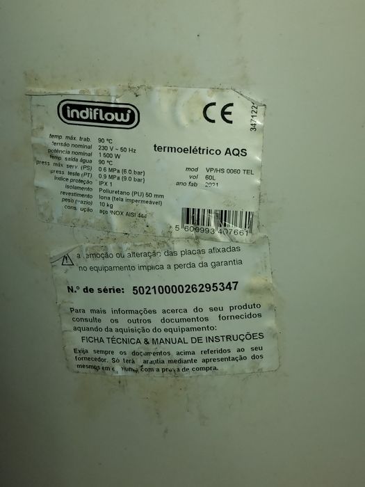 Cilindro termoeletrico