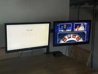 Zestaw 2 monitorów Medion 27” z uchwytem biurkowym