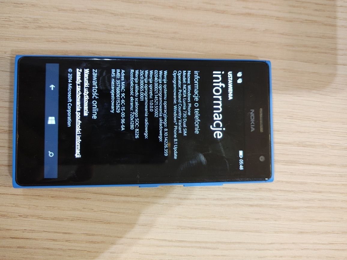 Nokia Lumia 730 dual sim