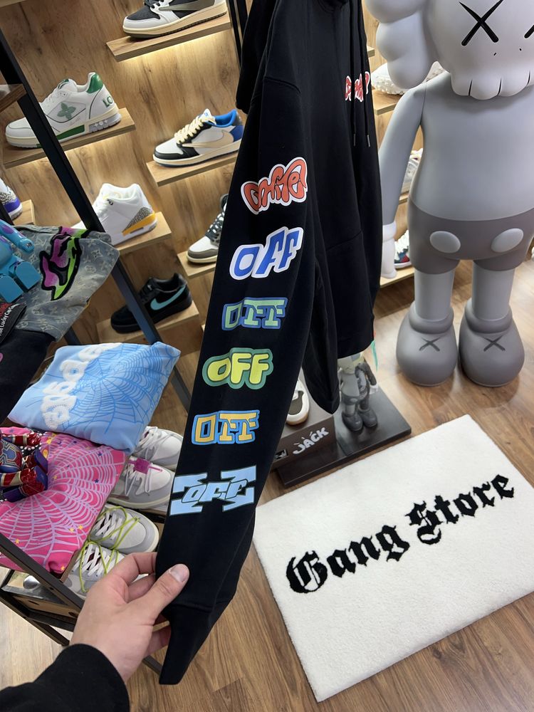 Худі Off-White Graphic Print Black