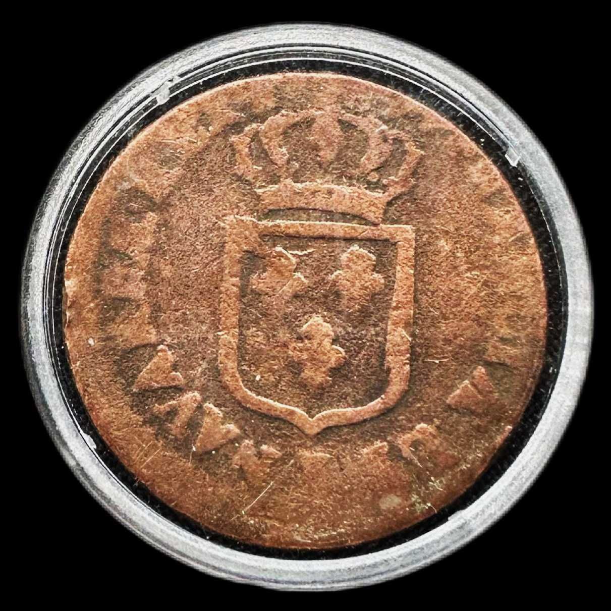 Moeda de 1/2 Sol - 1786 - França - Luís XVI