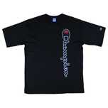 T-shirt Champion Vertical Script Logo Czarna M,L,XL,XXL NOWY!!!