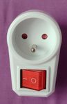 Wtyczka / gniazdo elektryczne z włącznikiem