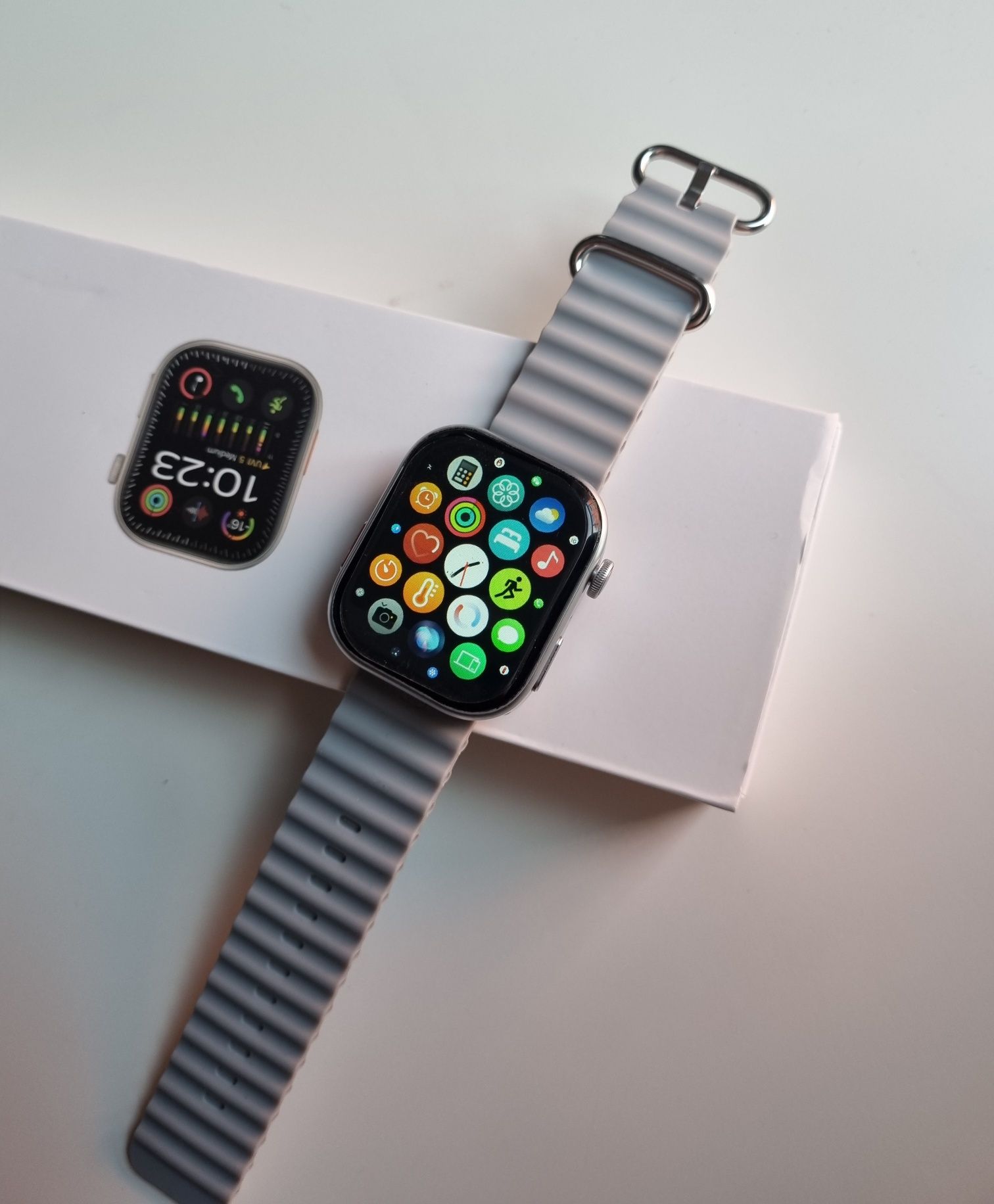 Smartwatch 9 Seria szary pasek