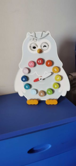 Coruja para aprender as horas