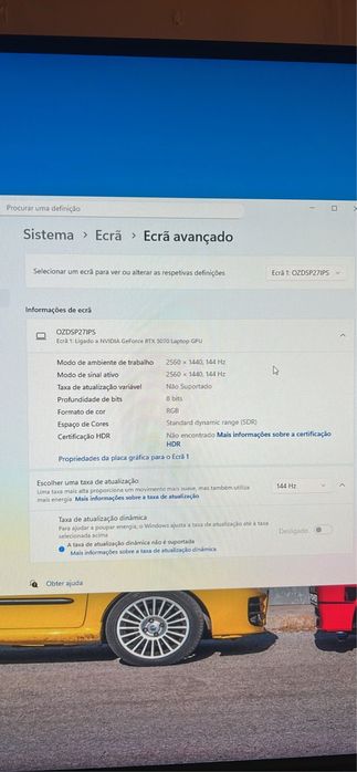 Monitor Ozone 27” 144hz