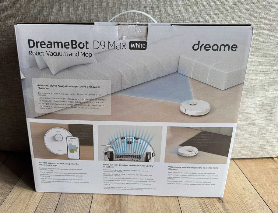 Робот-пилосос Dreame D9 MAX White (Xiaomi)