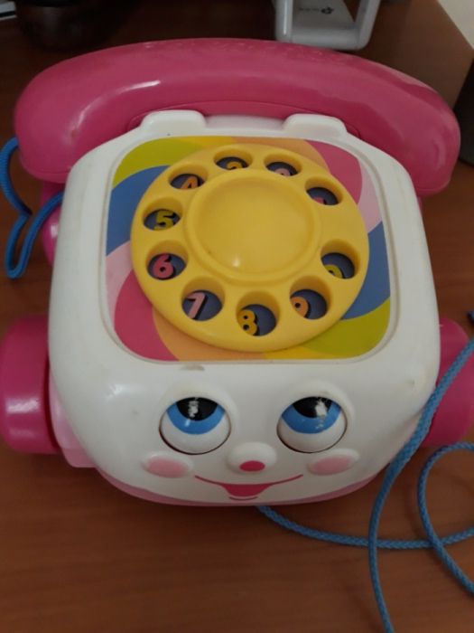 Máquina registadora e telefone, Fisher Price