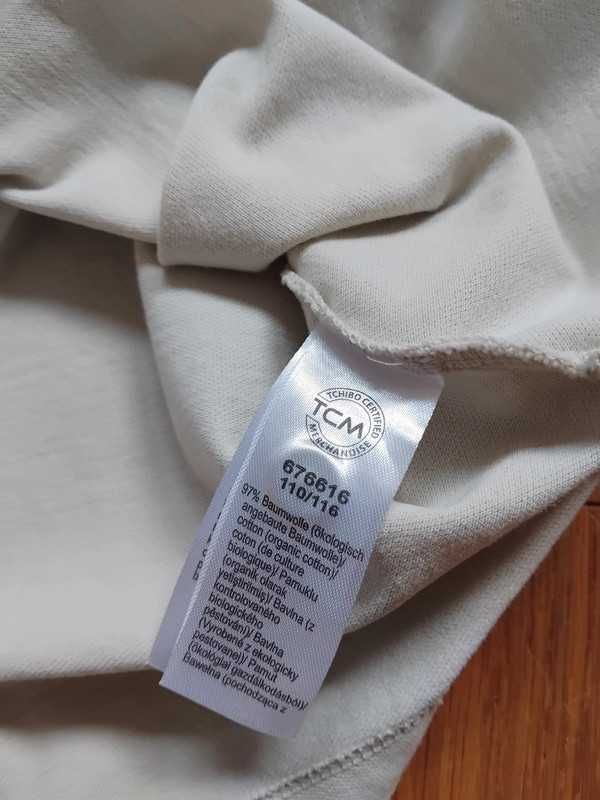 Koszulka polo t-shirt z kołnierzykiem tchibo jagoda borówka 110 116