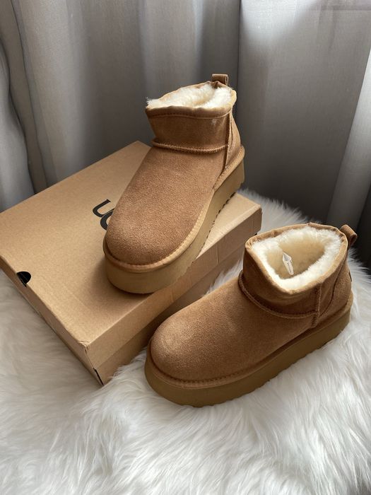 Угги Ugg Ultra Mini Platformi 3,5cм повністю натуральні