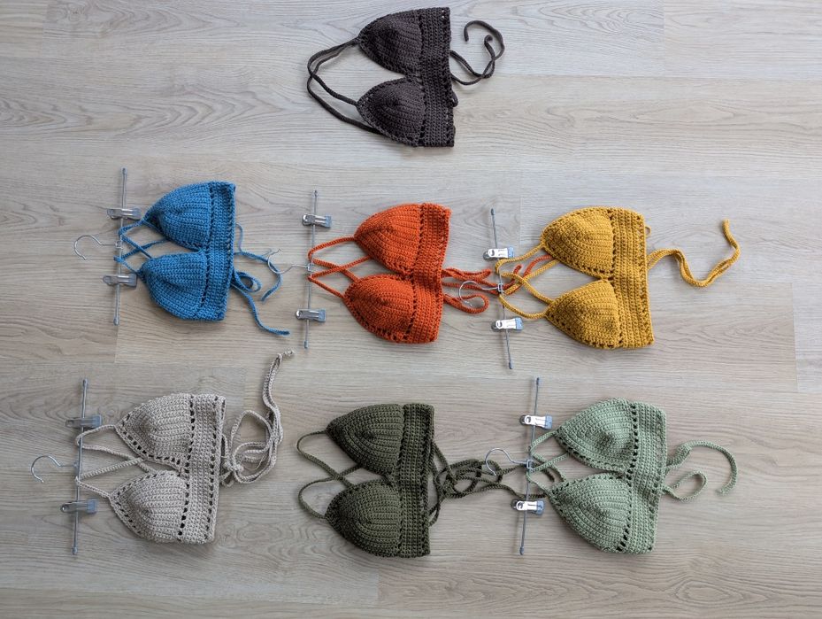 Tops feitos a medida em crochet