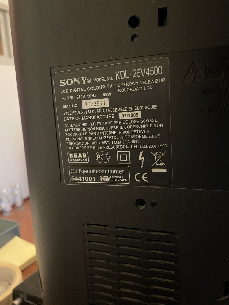 Sony Bravia TV telewizor LCD 26 cali i Sony Bravia 32 cale KDL 32EX520