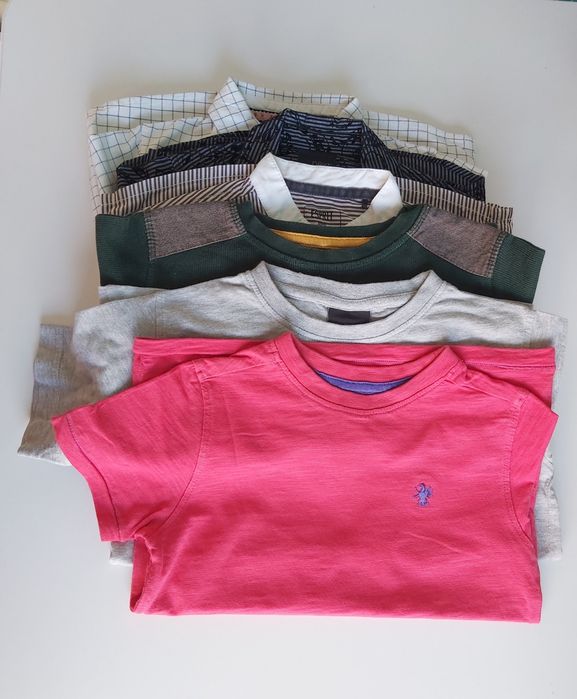 Koszula, bluza, T-shirt dla chłopaka (104/110) - 6 szt.