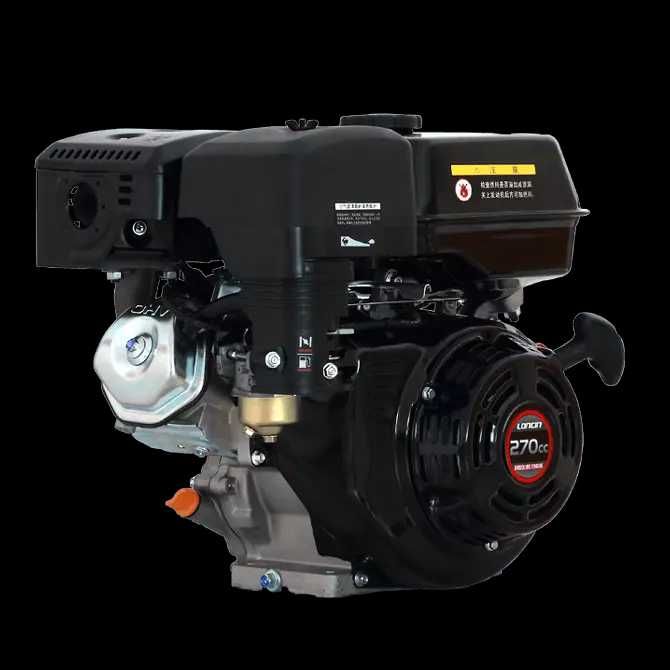 Двигун Loncin G420F, 13 к.с., з валом діаметром 25 мм шпонка