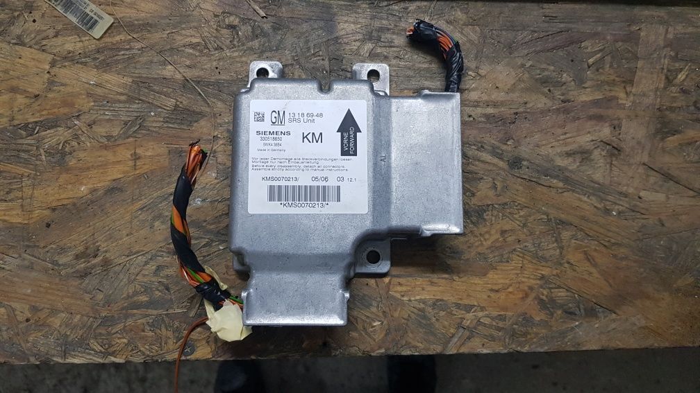 Moduł sterownik sensor poduszek airbag km opel vectra c signum