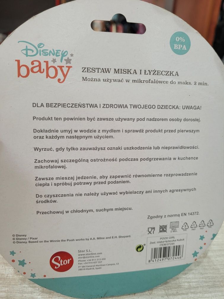 Zestaw miseczka i łyżeczka