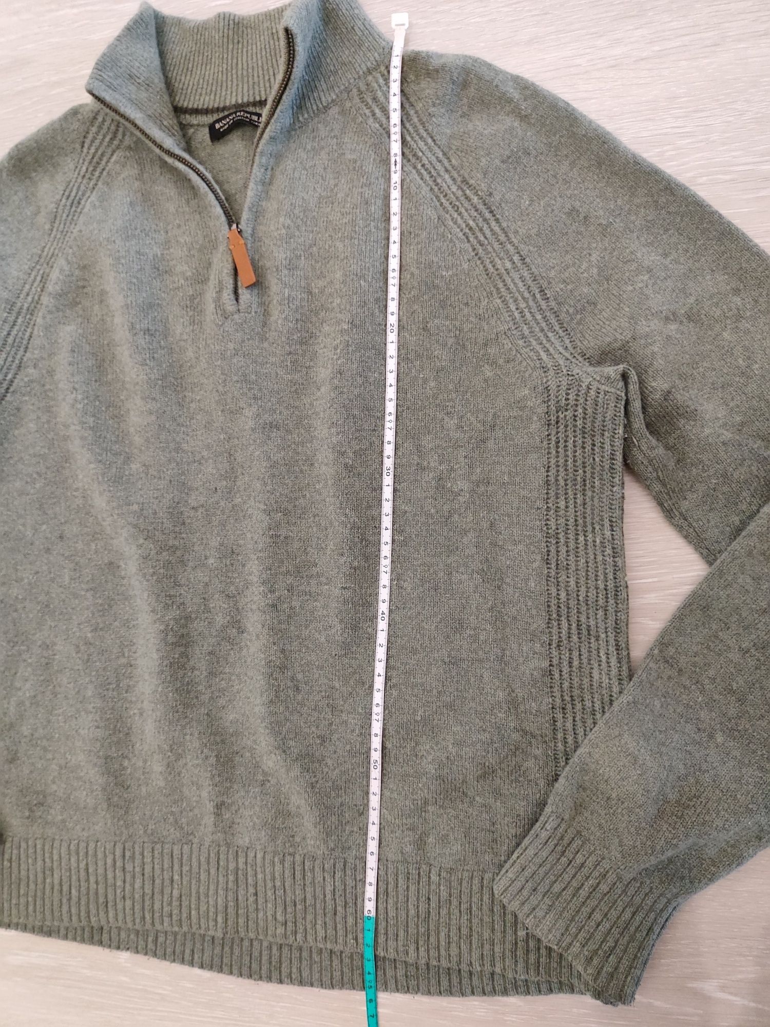 Męski sweter wełniany półgolf Banana Republic L
