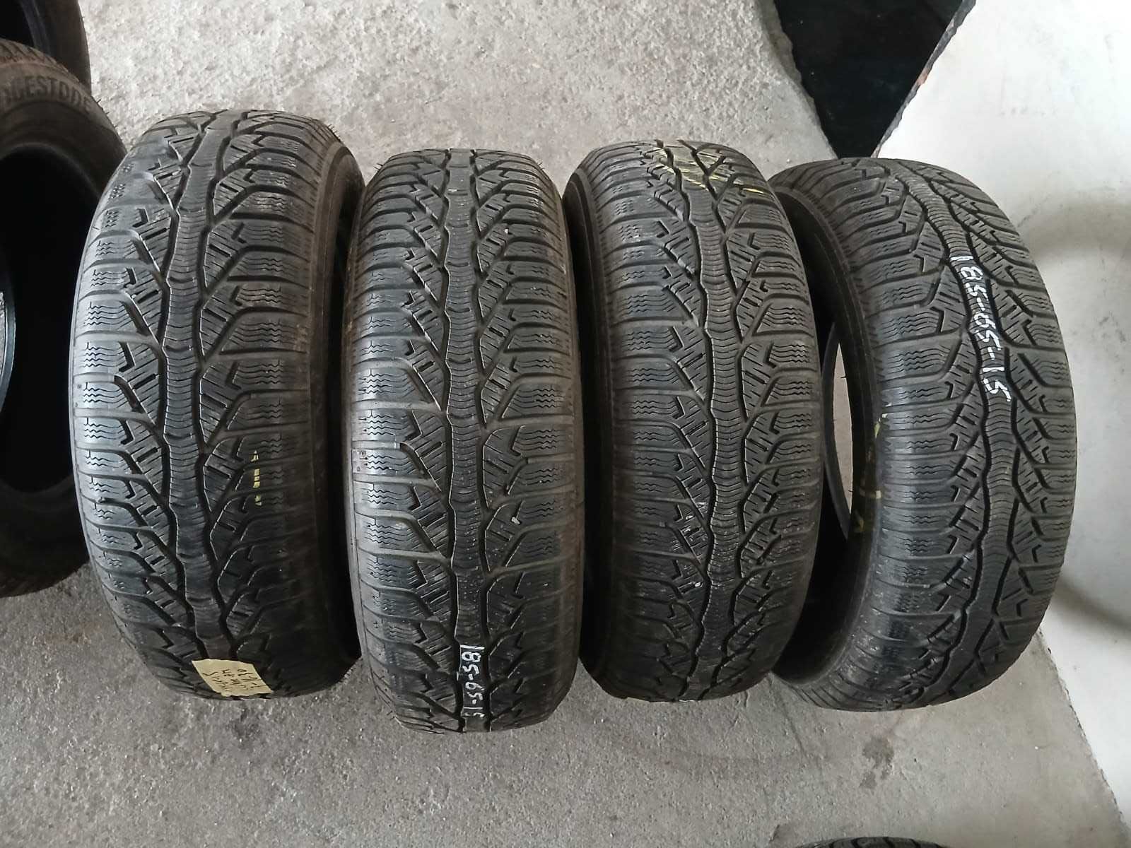 4 Pneus 185/65R15 Kleber como Novos