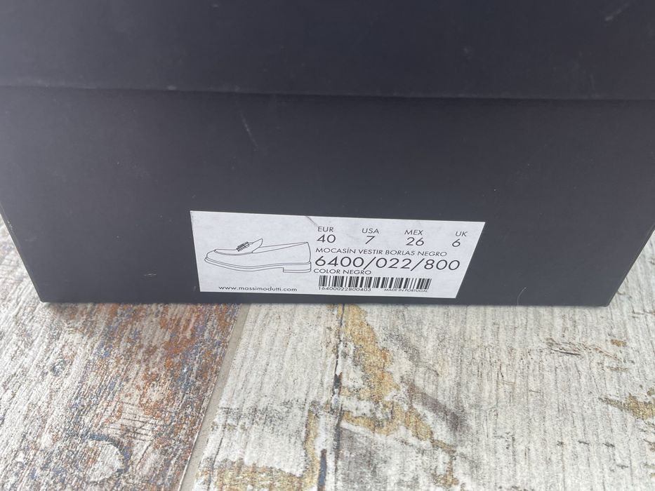 Продам чоловічі лофери Massimo Dutti