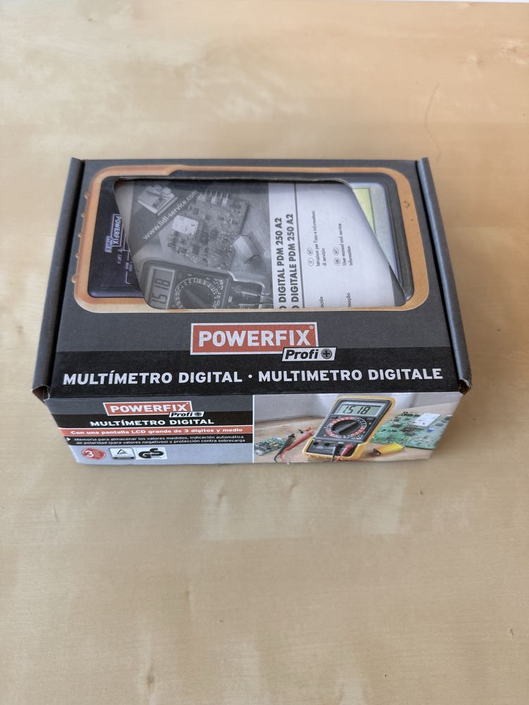 Multímetro Digital Powerfix PDM 250 A2 – Novo