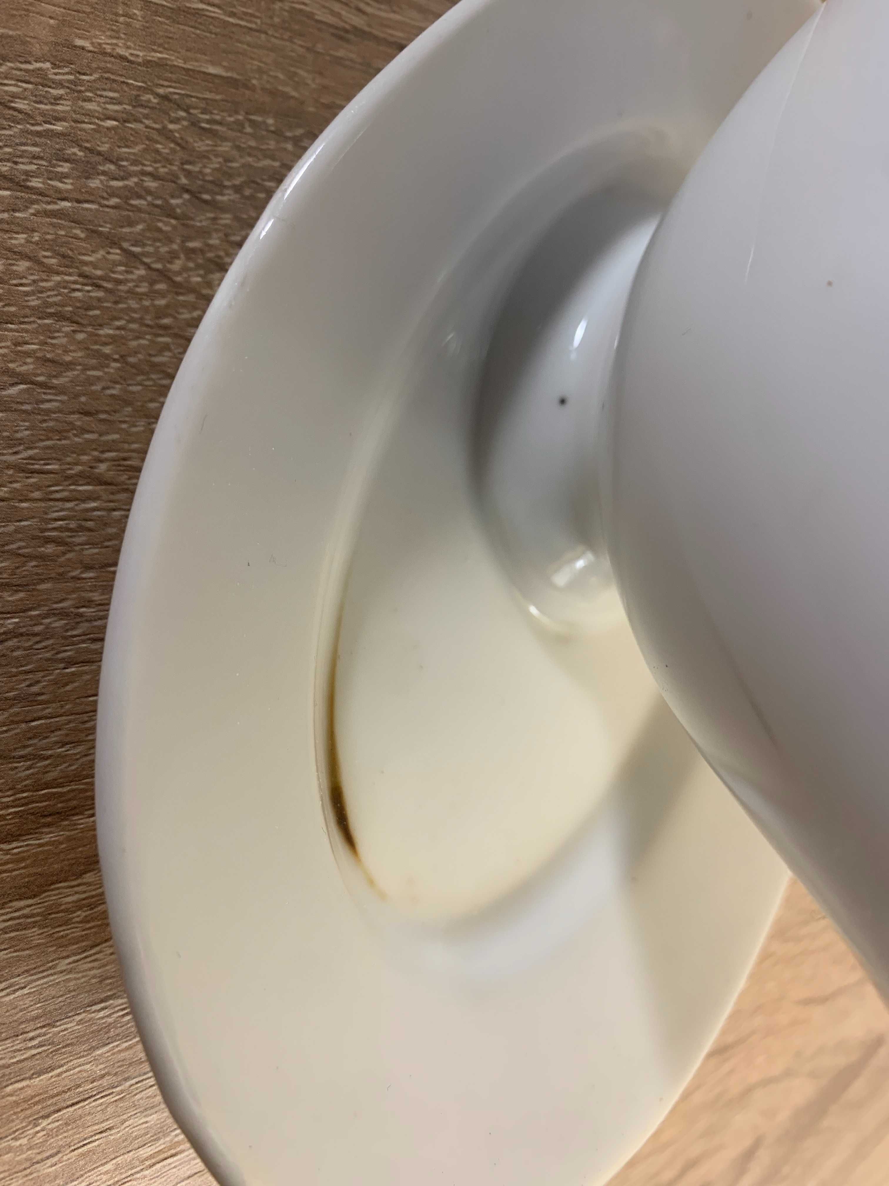 Sosjerka porcelanowa orzeł C.T. Carl Tielsch 2455, antyk