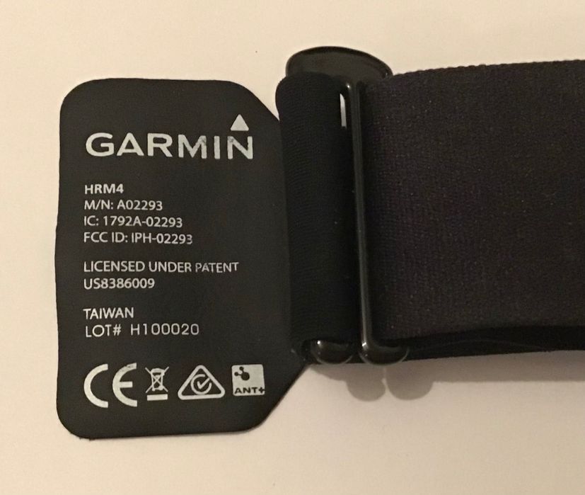 Banda  monitor de frequência cardíaca Garmin HRM-Run 4