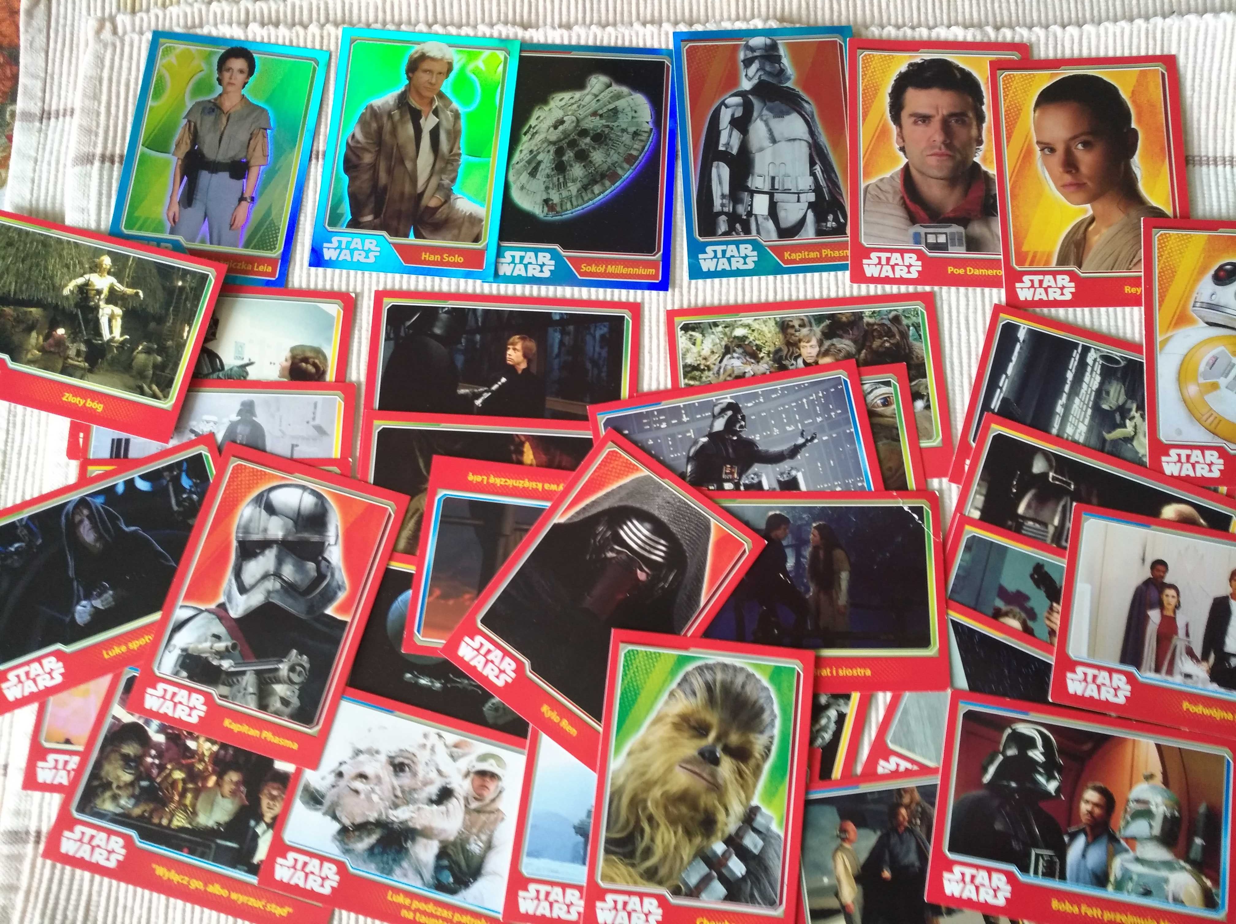 Karty kolekcjonerskie Star Wars