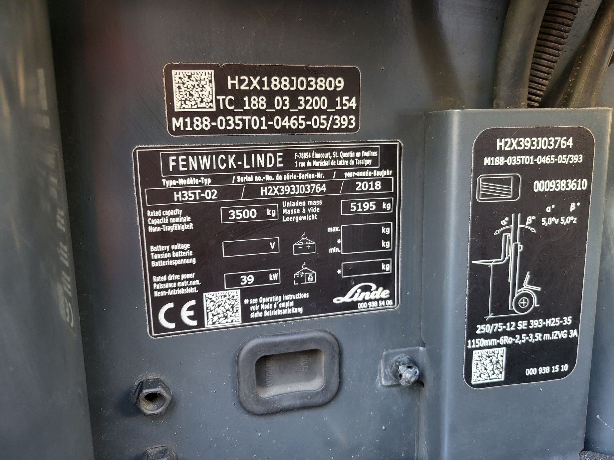 Wózek widłowy Linde h35 2018r triplex pozycjoner