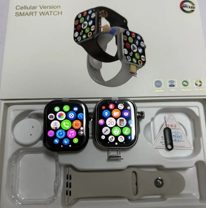 Уценка! Часы с сим картой на Андроид Smart watch 4g Android GPS Google