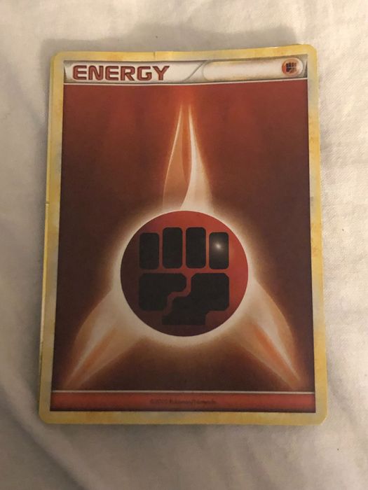 Cartas Pokémon energias