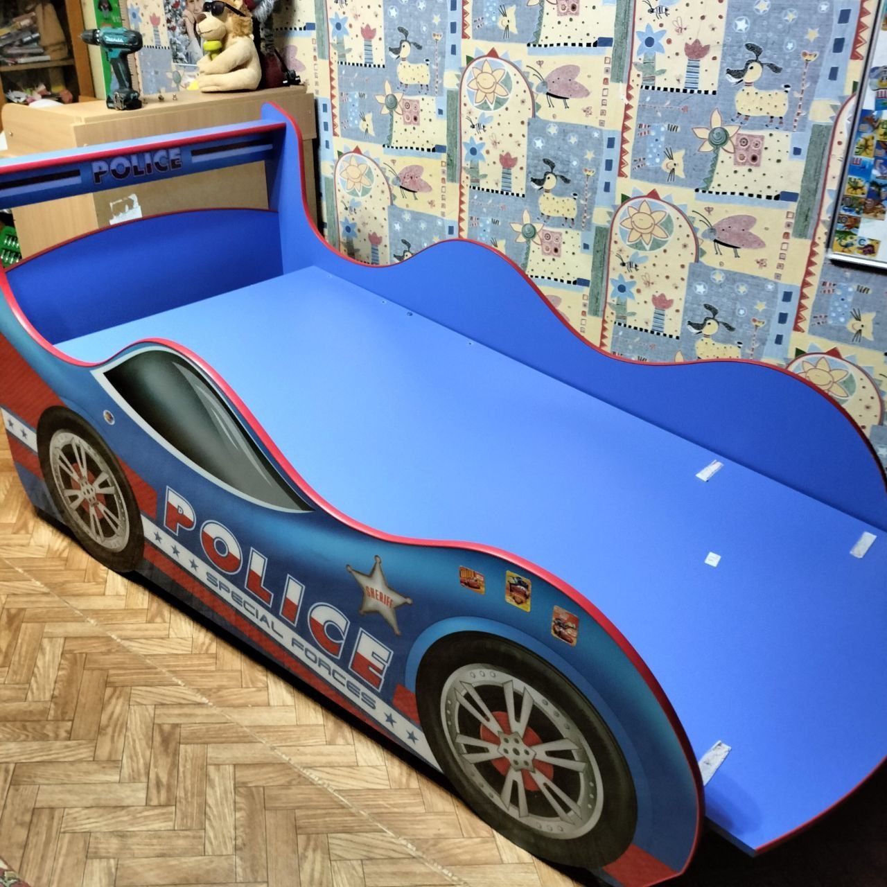 Ліжко підліткове дитяче машина