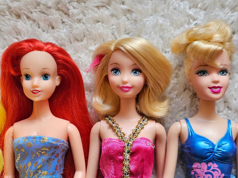 Ляльки куклы Барби Barbie Принцессы Дисней Disney Аврора Белль Золушка