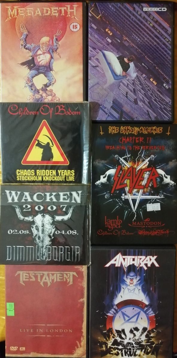 DVD музыкальные Rock/Metal/Pop