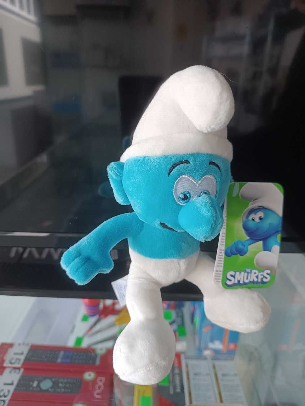 Novidade:Peluche Smurfs Smurf Azul 22cm