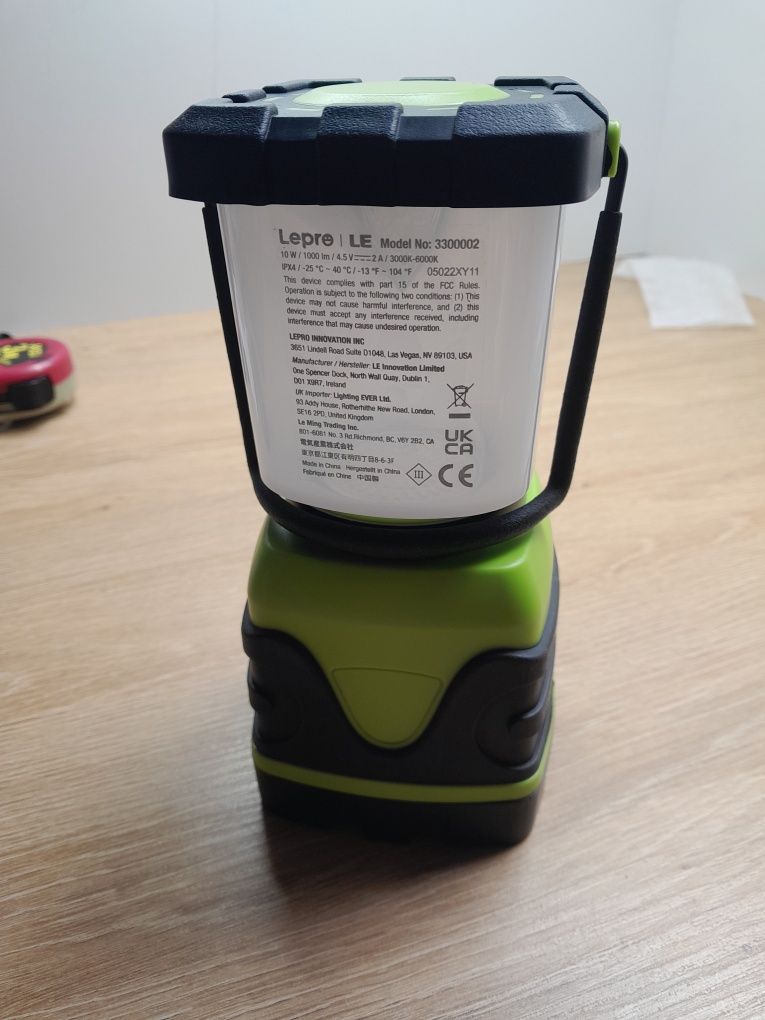 Mocna lampa kempingowa latarnia lepro le 10w