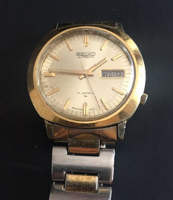 Vintage Seiko Ufo,automático,bom estado ,ouro plaque