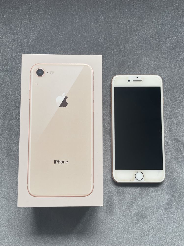 iPhone 8 Rose Gole White Stan IDEALNY 64GB