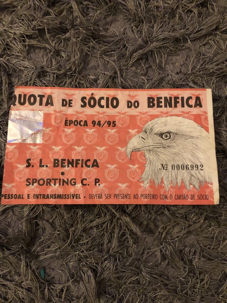 Bilhetes de futebol colecionáveis