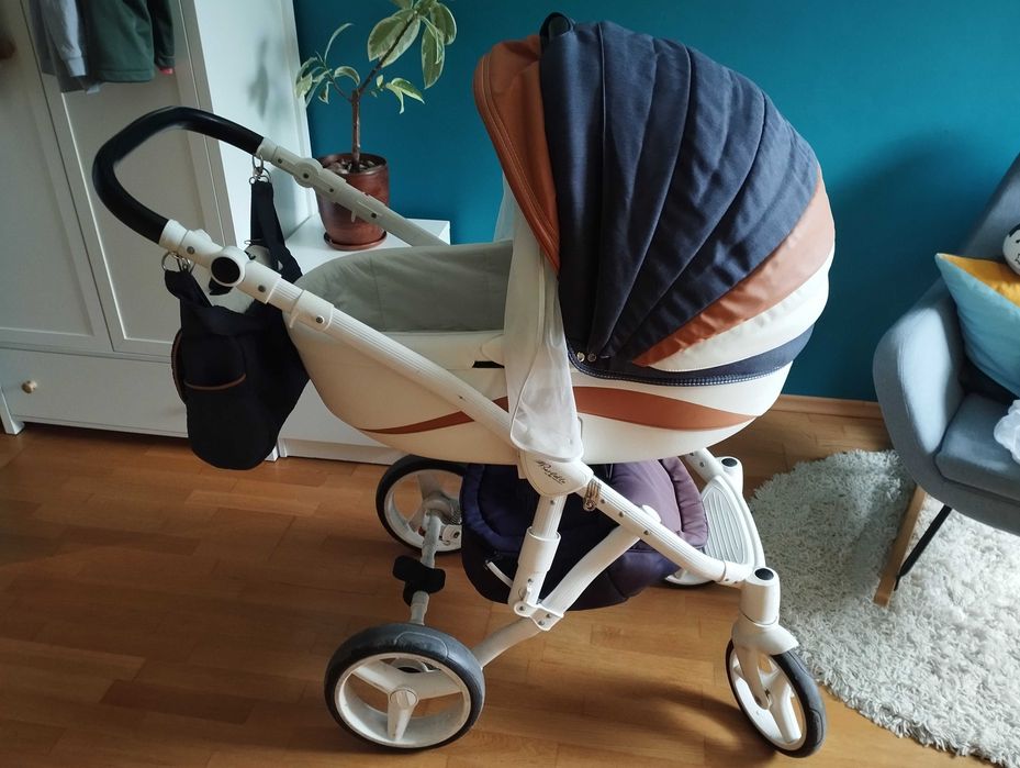 Wózek Adamex Barletta New 2w1 + akcesoria