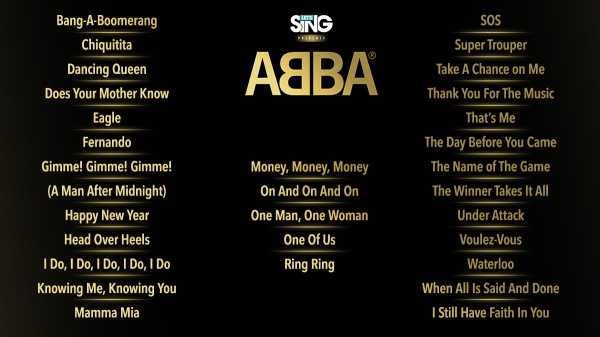 Śpiewajmy ABBA Nintendo Switch Let's Sing ABBA