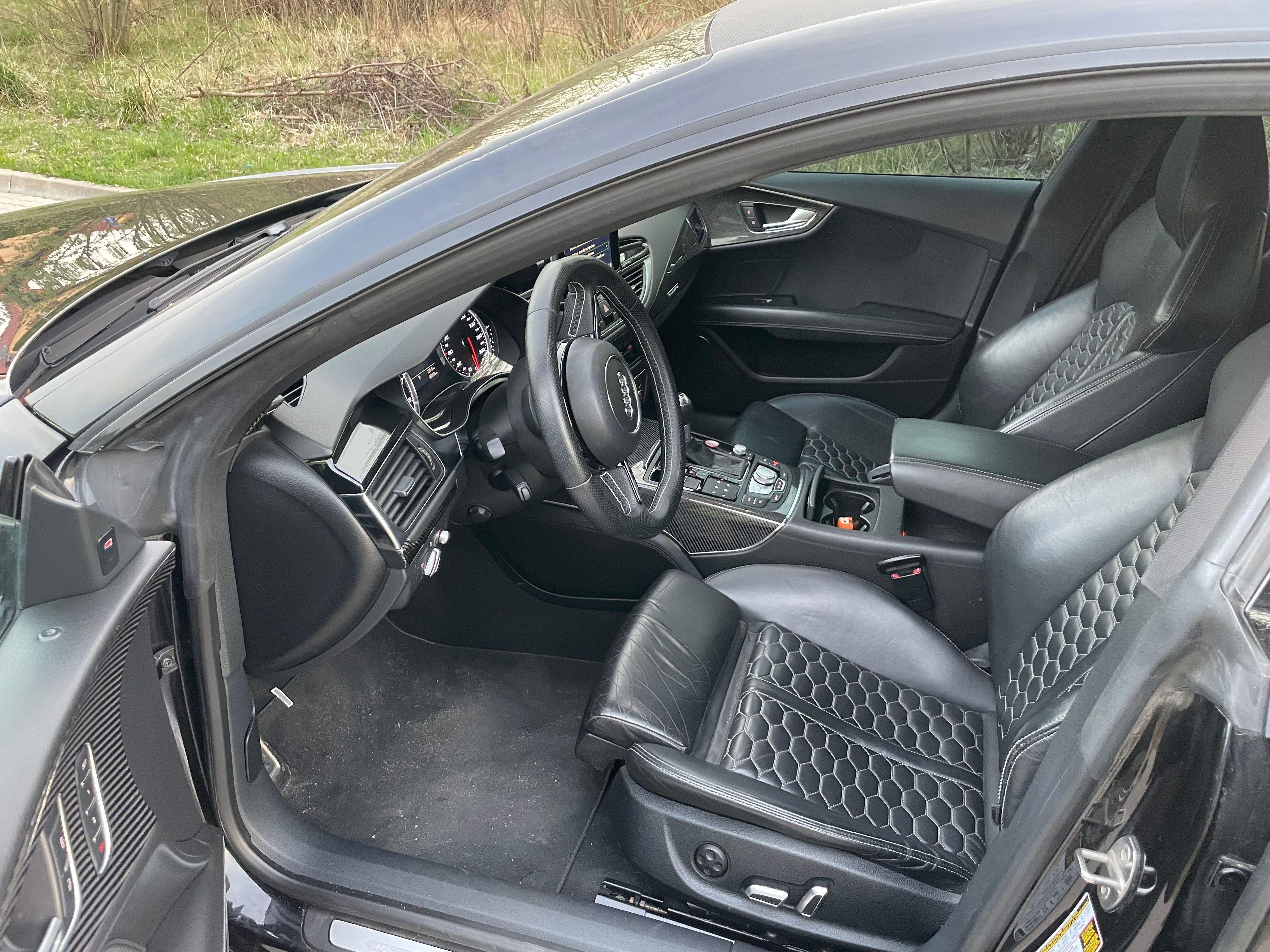 Piękne Audi RS7/ Full Wyposażenie/Mega Stan. 98 tys przebieg/ Zamiana