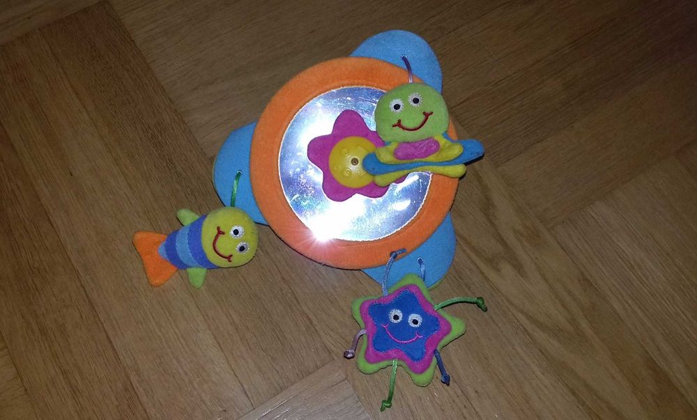 TINY LOVE zawieszka z zabawkami lusterko zabawka niemowlęca